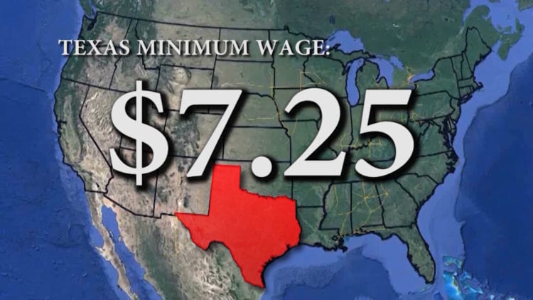Jobs that pay more than minimum wage in texas