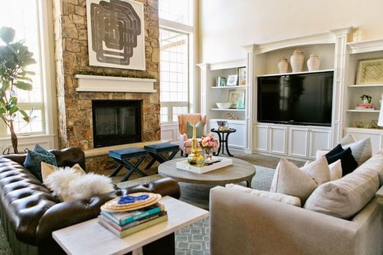 Living Room Furniture Arrangements With A Fireplace And TV - Market Share Group - How To Arrange Living Room Furniture With Fireplace And Tv