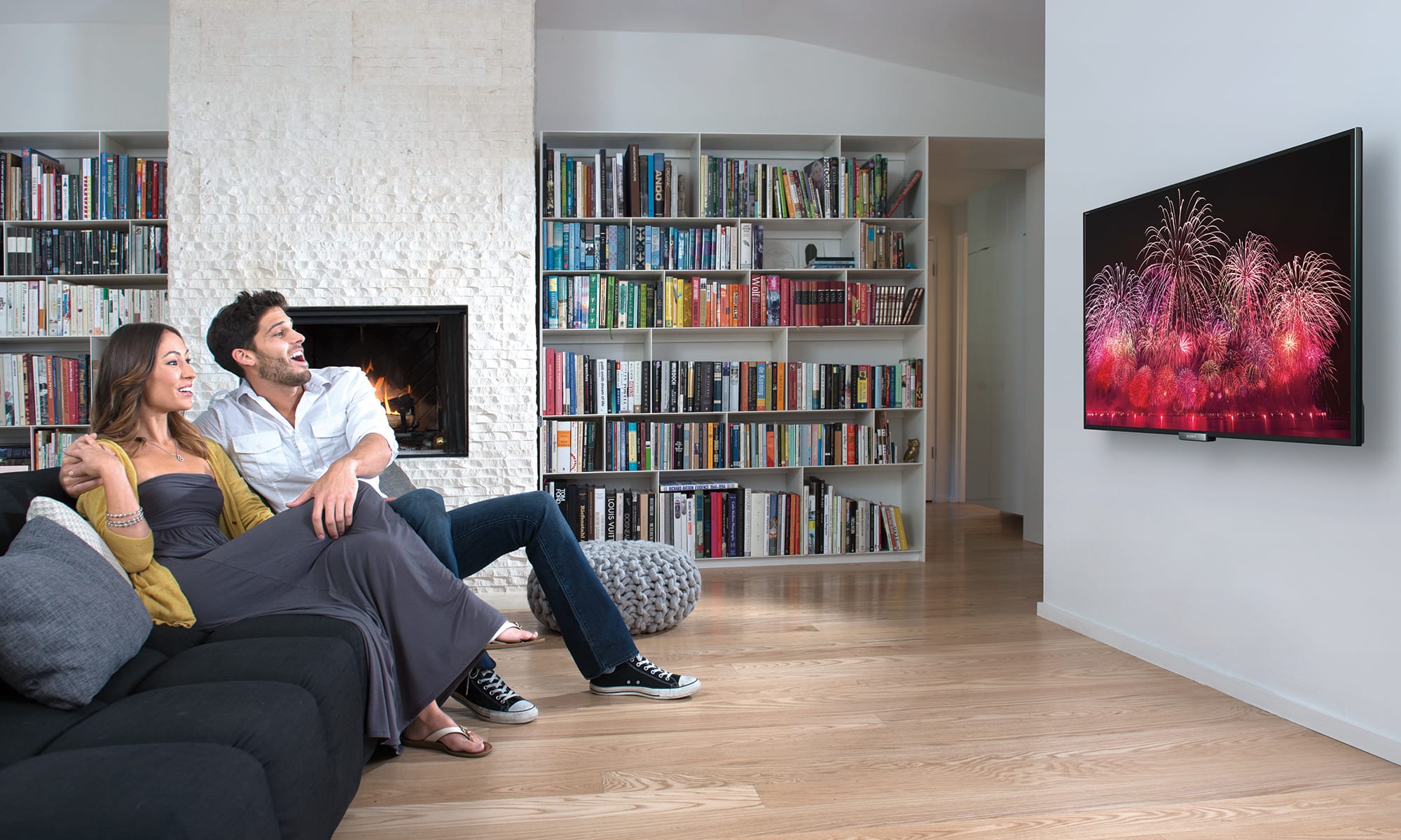 50 inch tv living room