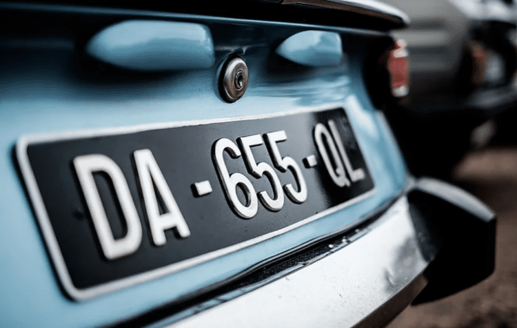 dvla private number plate registration